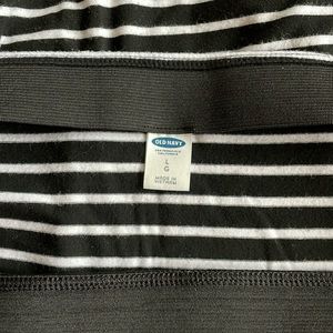 Tea length cotton straight line skirt